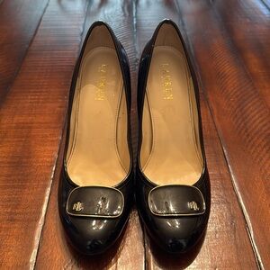 Ralph Lauren Black Wedges